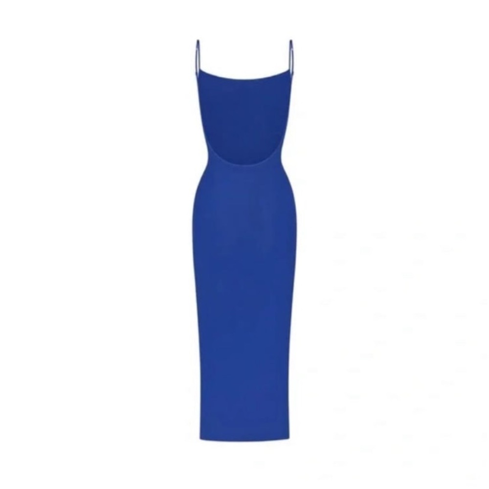 SKIMS Blue Midi Dress - Picture 2 of 10